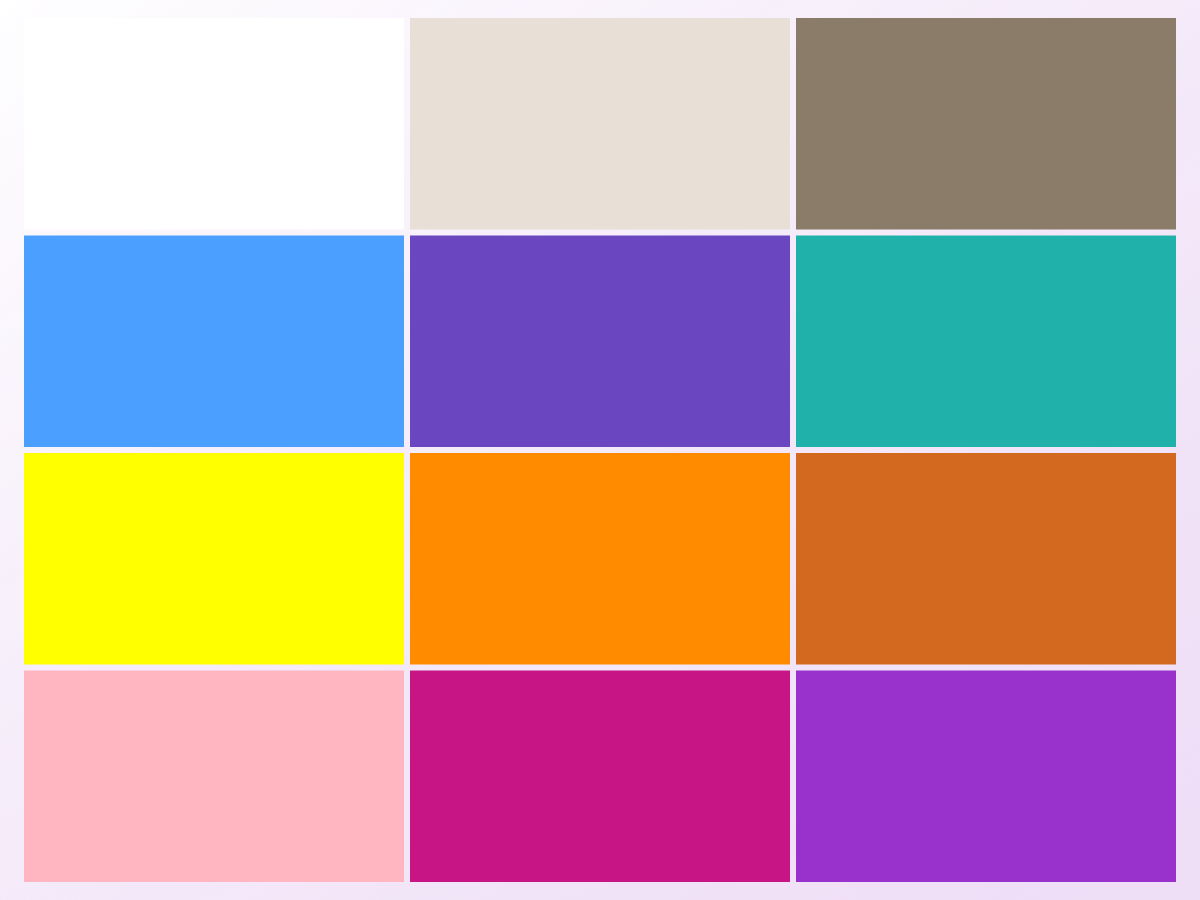 Bright Spring color palette