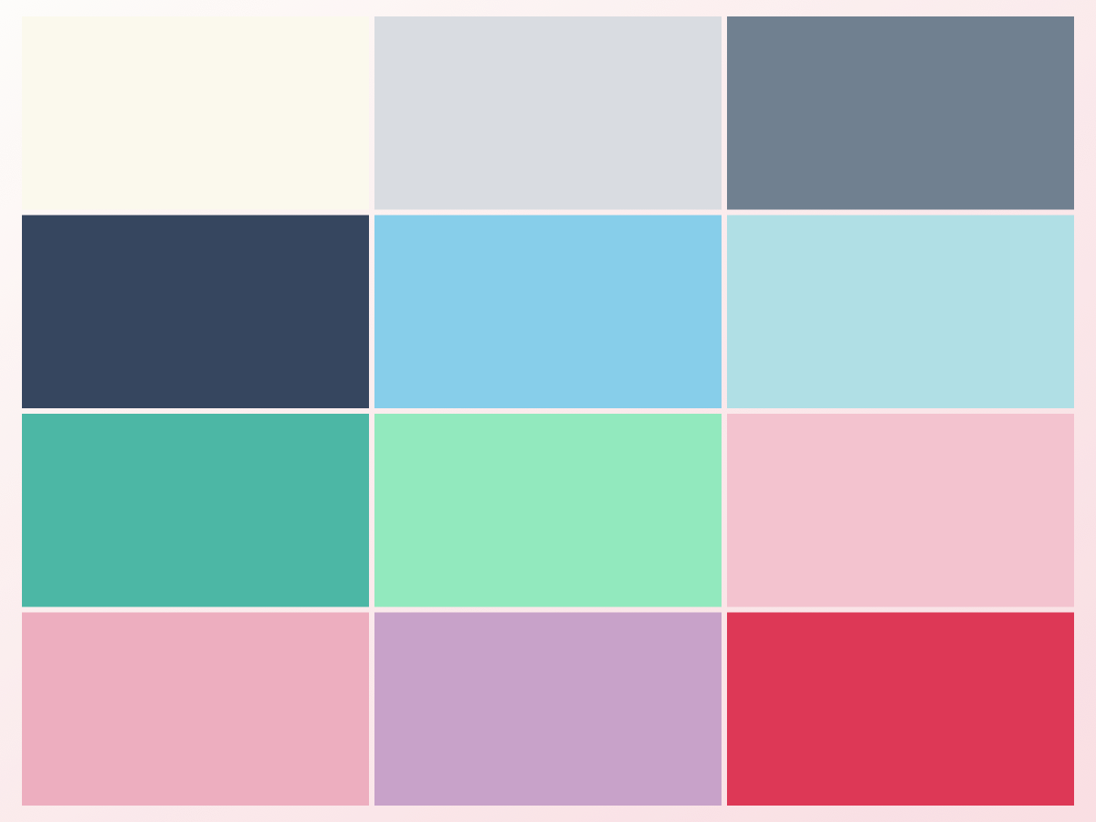 Light Summer color palette