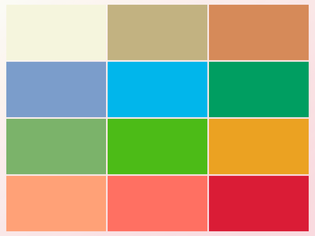 True Spring color palette