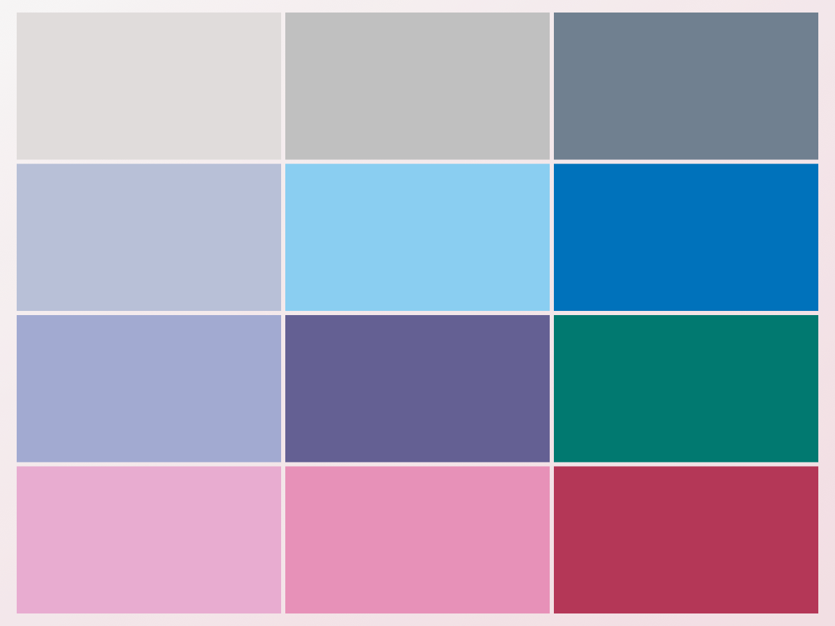 True Summer color palette